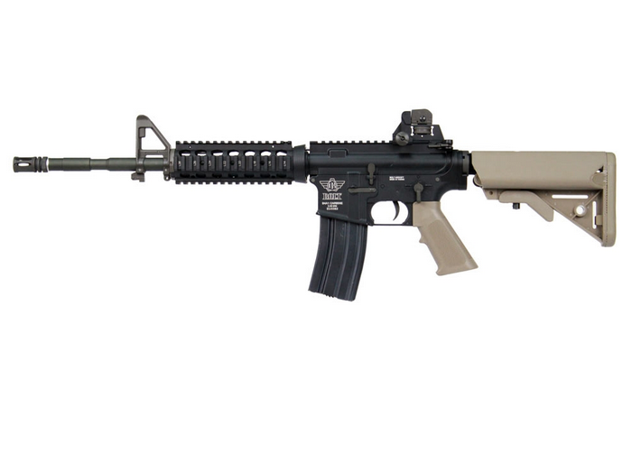 Bolt M4 RIS Sopmod Tan Recoil Shock System Full Metal