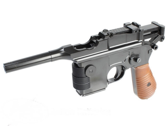 Broomhandle M712 GBB Han Solo Star Wars Smuggler Blaster Base Kit Full Wood & Metal Semi - Auto by AW Custom