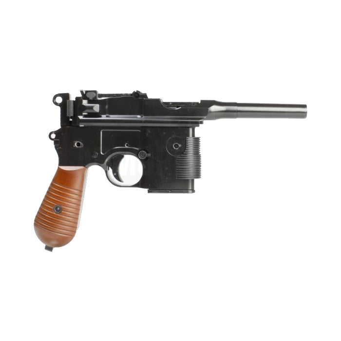 Broomhandle M712 GBB Han Solo Star Wars Smuggler Blaster Base Kit Full Wood & Metal Semi - Auto by AW Custom