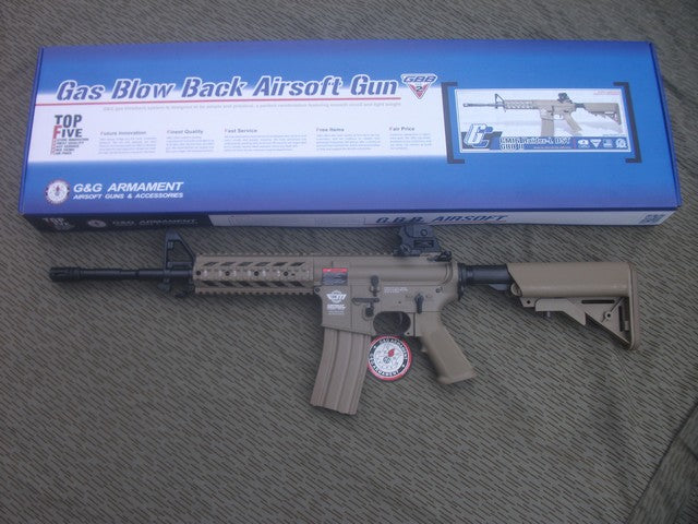 CM16 Raider-L GBB II DST Tan GS2-16P-RDL-DBB-NCM by G&G
