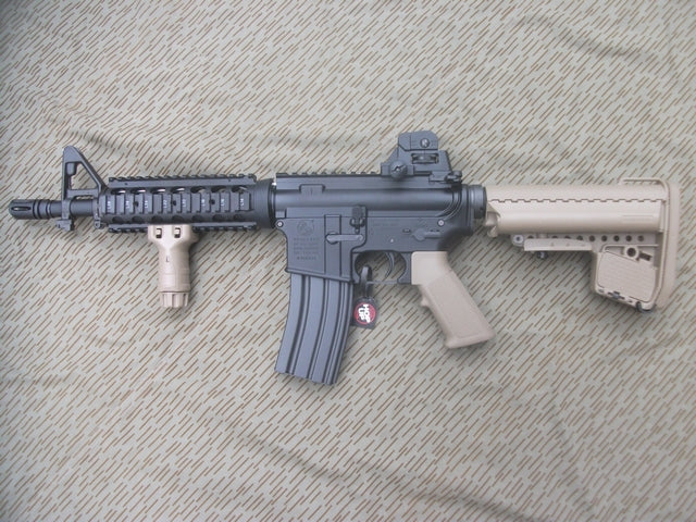 Tokyo Marui M4 CQB-R Full Metal Blow Back Recoil Blow Back FDE (TAN) by Tokyo Marui