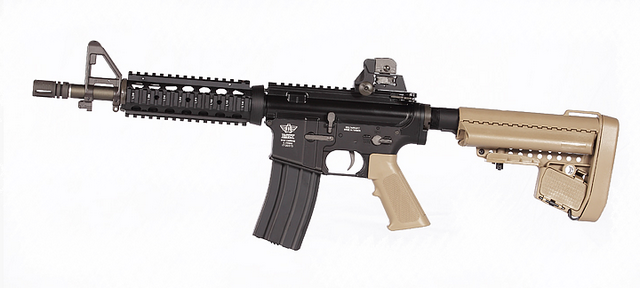 CQB-R B4 Full Metal Recoil Shock System Tan by Bolt