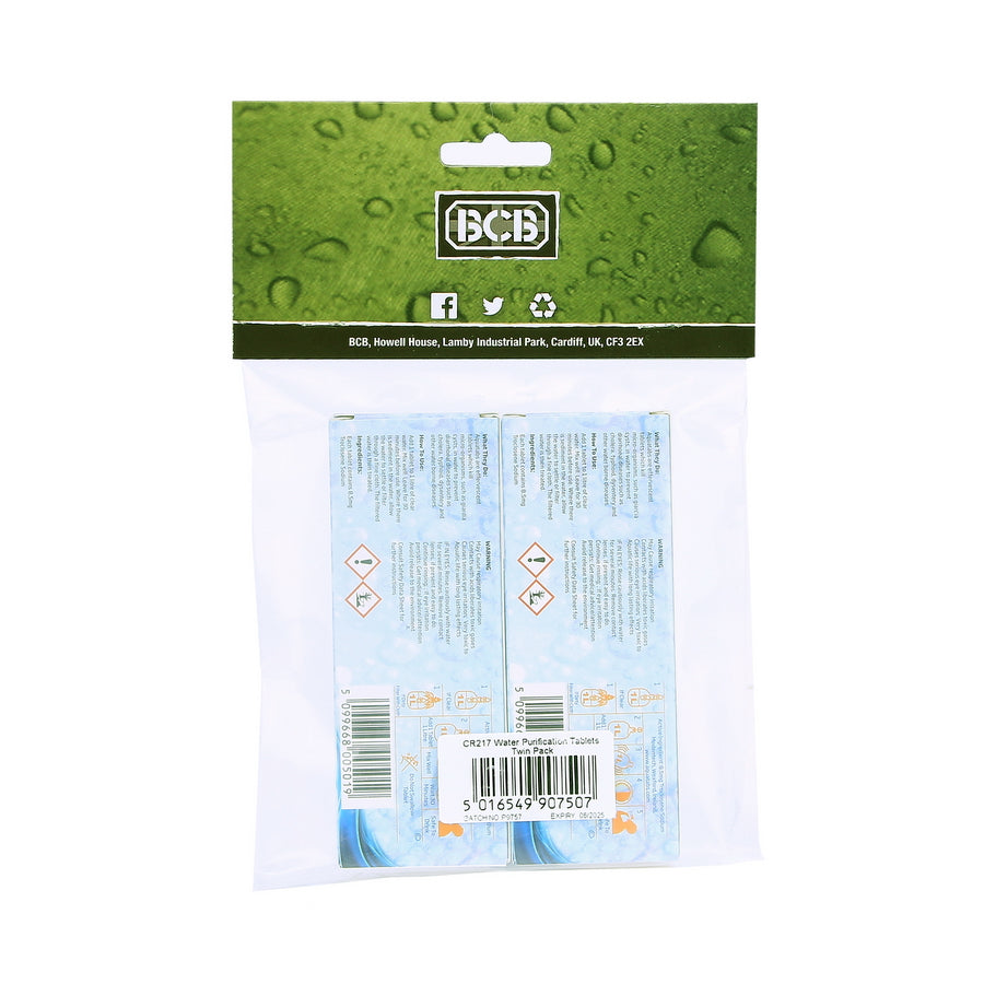 BCB Aquatabs Pasticche Potabilizzatrici 50-Pack by BCB International