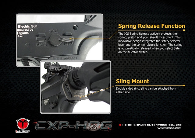 CXP HOG Keymod Tan Blow Back EBB Front Wire by Ics