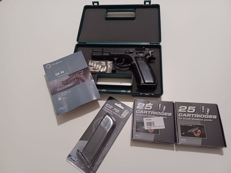CZ 75 RSS Shell Ejecting GBB Gas Blow Back by ASG