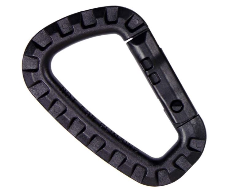 Karabiner Tool - Hook Moschettone in Plastica BK