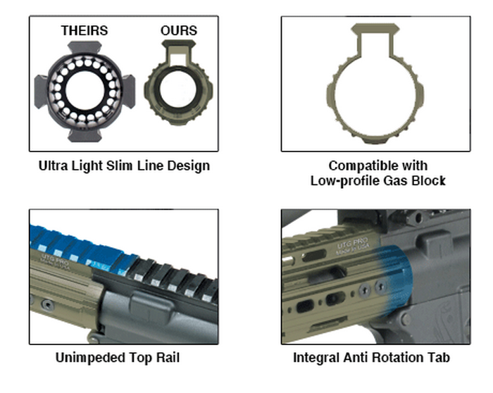 Cerakote M4 AR15 7inch Super Slim Free Float Handguard - FDE
