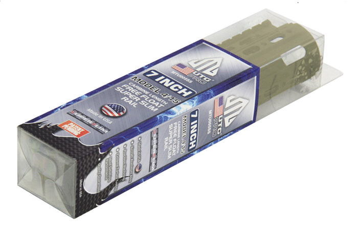 Cerakote M4 AR15 7inch Super Slim Free Float Handguard - FDE