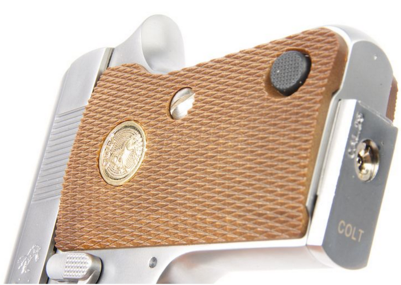 Colt .25 Silver - Chrome Scritte e Loghi Originali by WE per Cybergun
