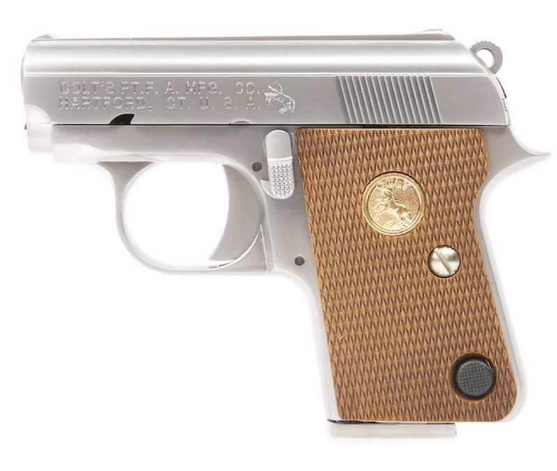 Colt .25 Silver - Chrome Scritte e Loghi Originali by WE per Cybergun