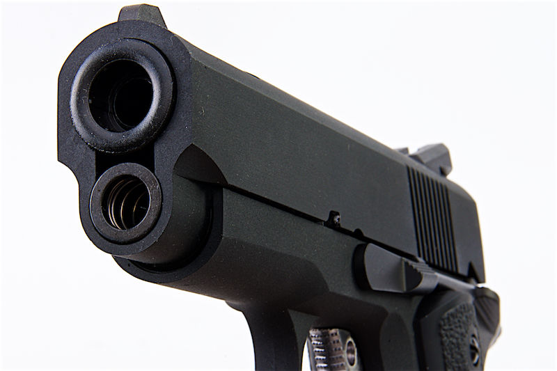 1911 .45 ACP Officer Size NE10 Series Aluminum Slide GBB Black by Armorer Works Customs