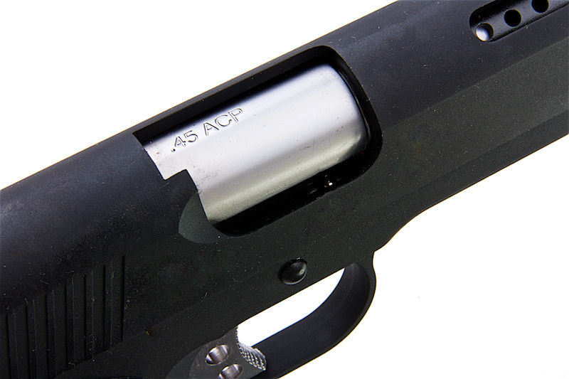 1911 .45 ACP Officer Size NE10 Series Aluminum Slide GBB Black by Armorer Works Customs