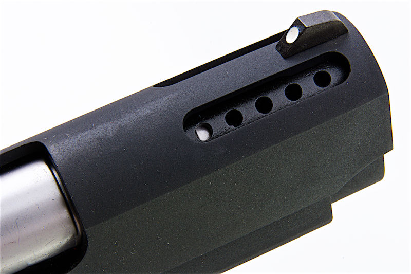 1911 .45 ACP Officer Size NE10 Series Aluminum Slide GBB Black by Armorer Works Customs