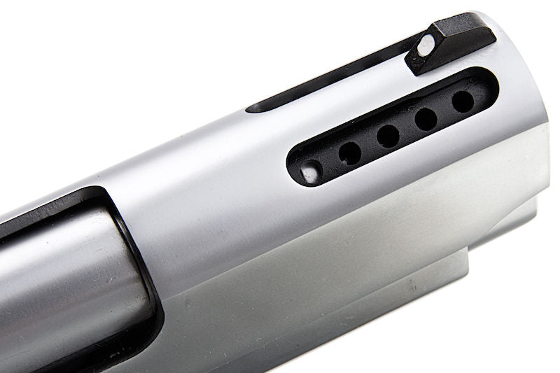 1911 .45 ACP Officer Size NE10 Series Aluminum Slide GBB Silver by Armorer Works Customs