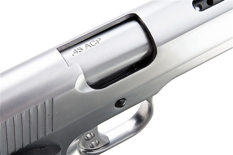 1911 .45 ACP Officer Size NE10 Series Aluminum Slide GBB Silver by Armorer Works Customs
