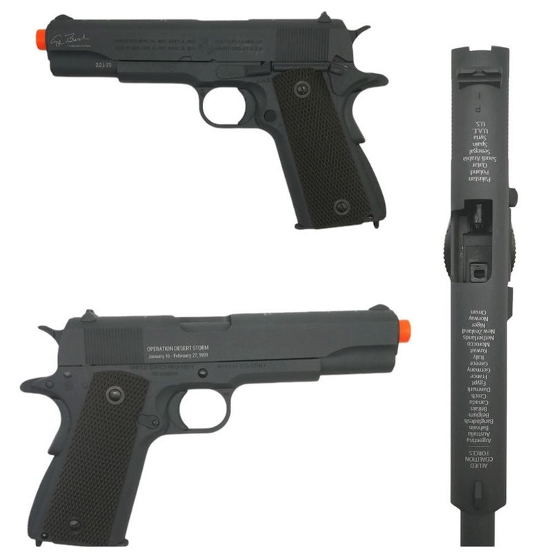 Colt 1911 A1 Desert Storm "The Gulf War George H.W. Bush" Co2 Limited Edition by Cybergun