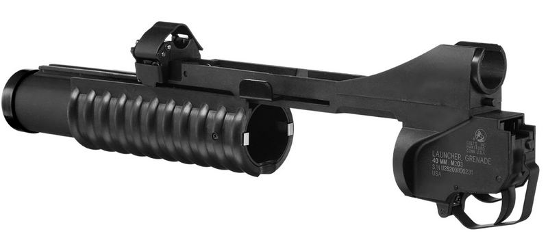 Colt M203 Scritte e Loghi Originali 40mm. Grenade Launcher Lancia Granate by Cybergun