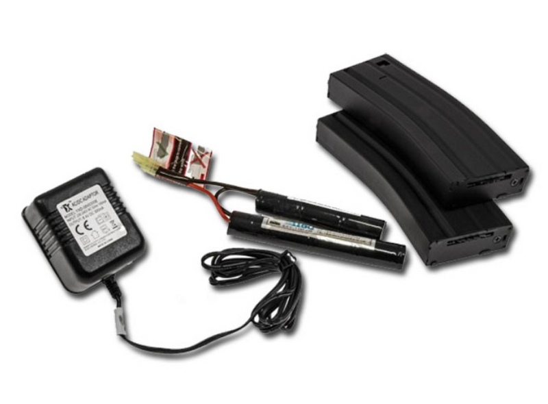 Colt M4 KeyMod Long 13inch Crane Stock Scritte e Loghi Originali Full Metal by Cybergun