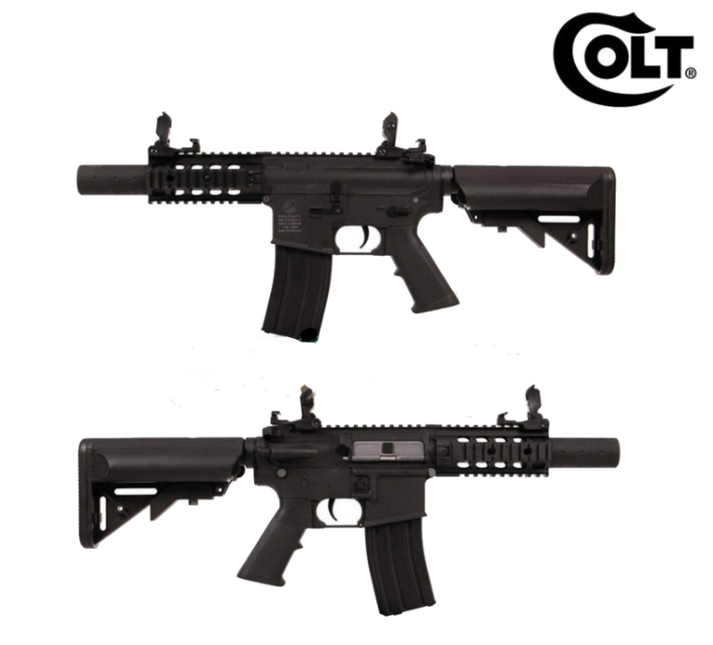 Colt M4 Special Forces Scritte e loghi Originali Metal RIS by Cybergun