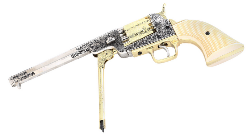 Navy 1851 General George Armstrong Custers Percussion Revolver by Denix