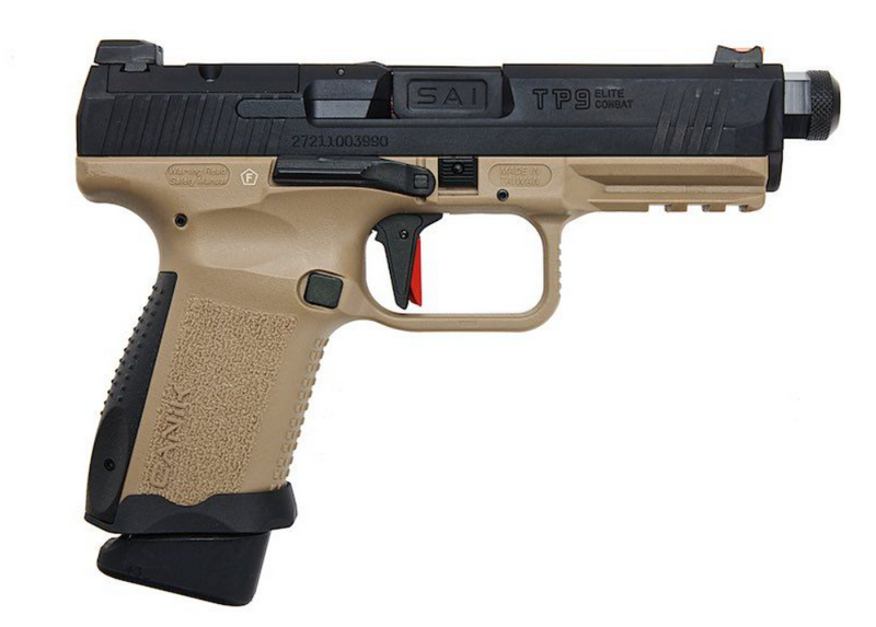 CANiC > Cybergun X SAI AWC TP9 Elite Combat Dual Tone GBB Gas Blow Back Pistol by CANiK > Cybergun