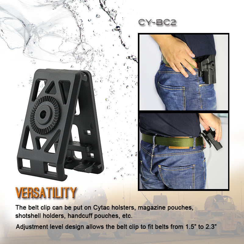 Cytac CY-BC2 Tactical Open Type Belt Clip