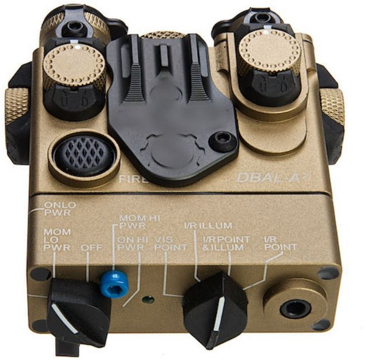 DBAL A2 PEQ-15A Laser Devices + IR Illuminator Tan by Sotac Gear