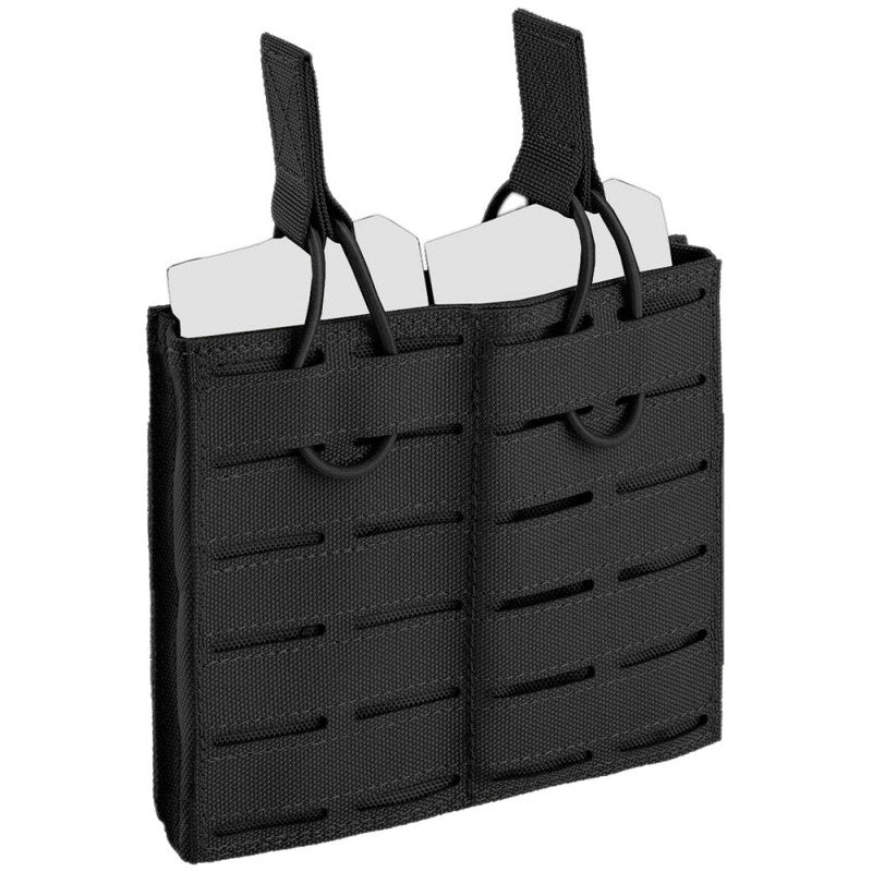 DEFCON 5 Shadow D5-LAS_M4AKDO Double Open Ammo Pouch Black Tasca Porta Caricatori 5.56