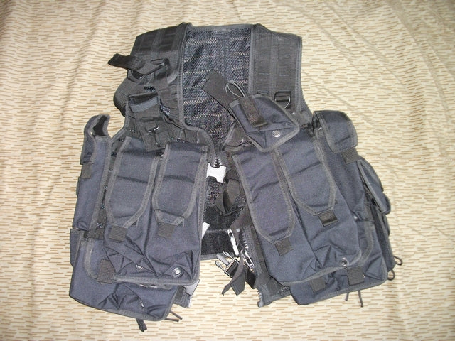 Tactical Vest Molle Nero
