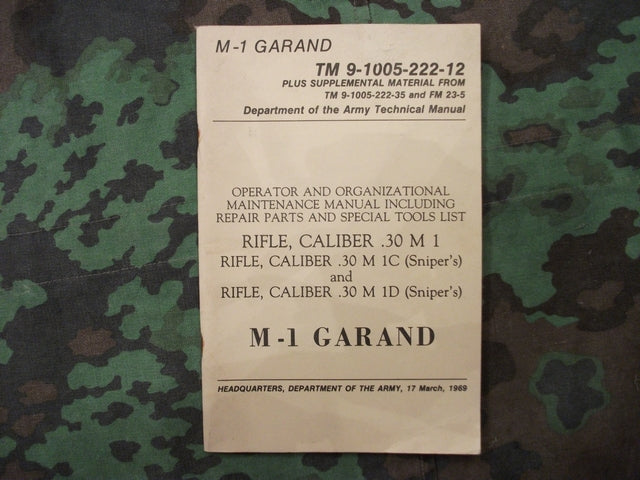 M-1 Garand Operator Manual