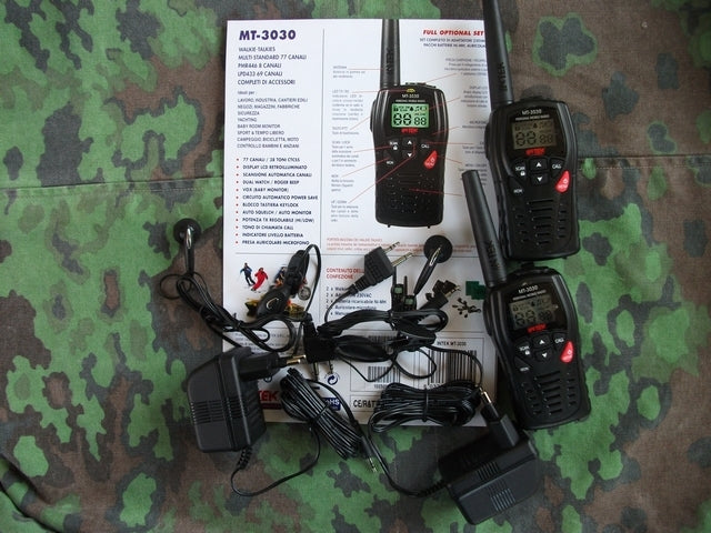 MT3030 Intek Kit Completo Coppia di Radio LPD-PMR con Funzione Hi-Power