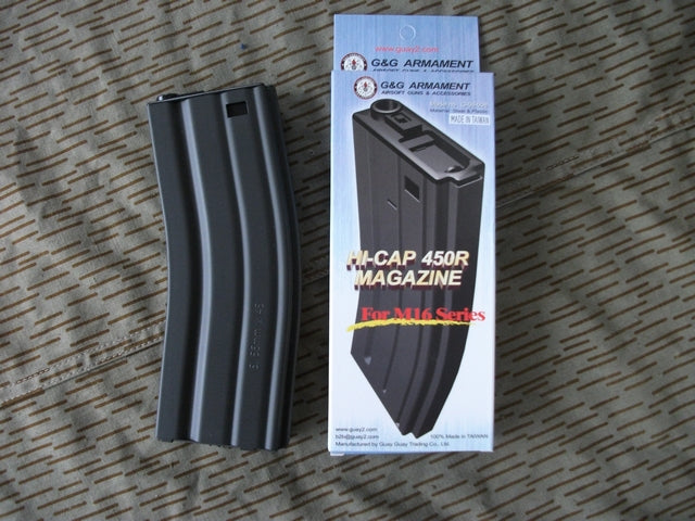 G&G M4 - M16 - LR300 - Scar L & Similars Caricatore Maggiorato 450bb by G&G