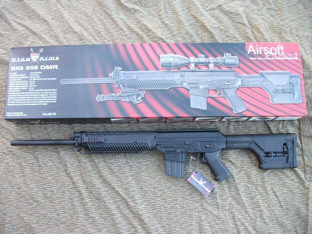 SIG 556 DMR Scarrellante  King Arms