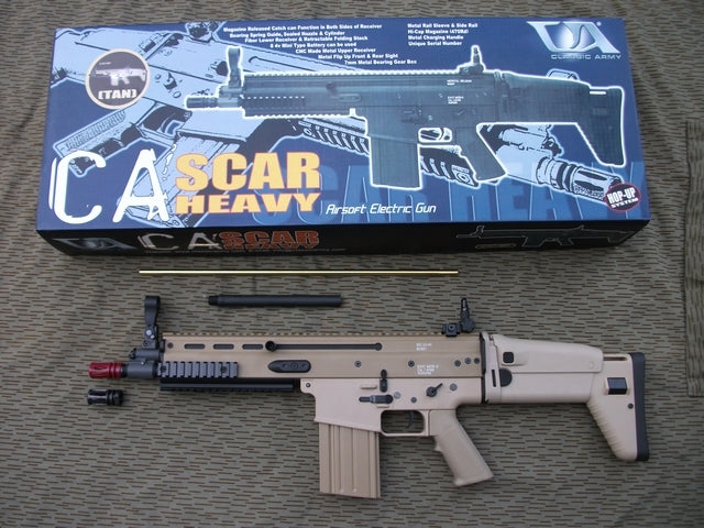 SCAR H Heavy MK17 Tan Classic Army