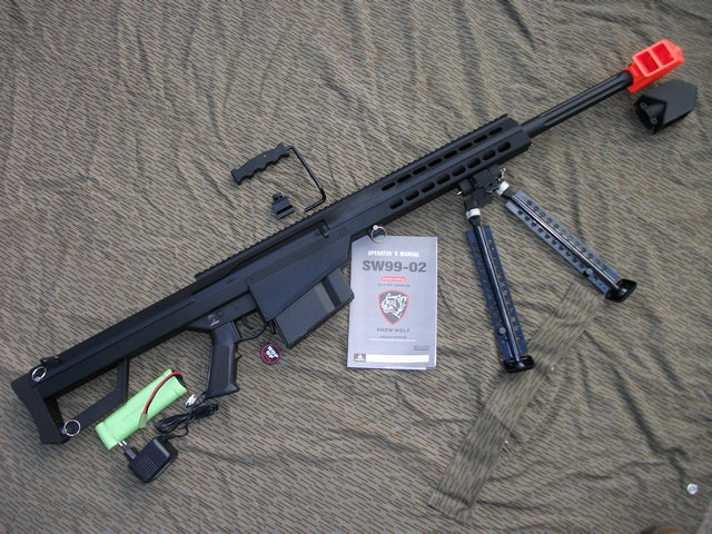 Barrett M82 CQB De Luxe Snow Wolf