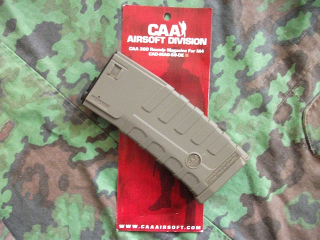 CAA Airsoft Division Caricatore 360bb. per Serie M4-M16 Tan Version