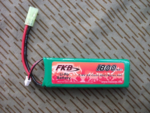 Li-Po Batteria 1800mAh 7,4v. 20C by FKB