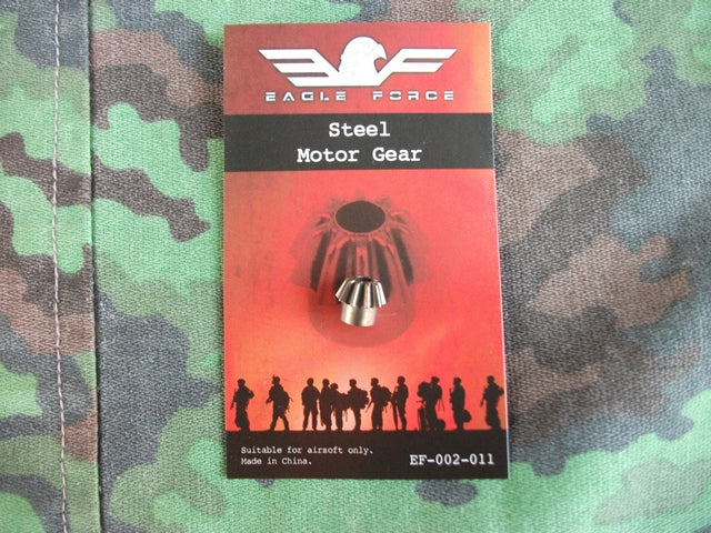 Pignone in Acciaio per Motorini ad Albero Tondo by CAA Airsoft Division