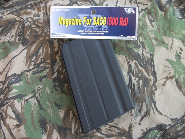 SA58 Caricatore 500bb Compatibile C.A. - Jing Gong & Cybergun by Classic Army