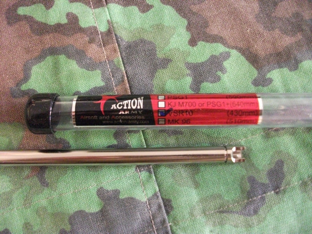 Vsr10 6,01 x 430mm. Steel Inner Barrel Canna Interna D01-024 by Action Army