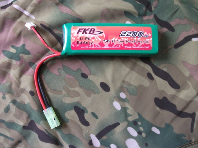Li-Po Batteria 2200mAh 7,4v. 20C by FKB
