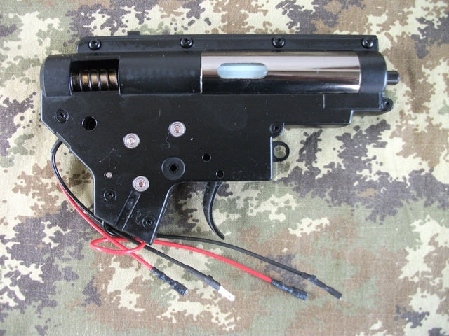 7mm. Gear Box M4-M16 Post. Completo con Ingranaggi d' Acciaio