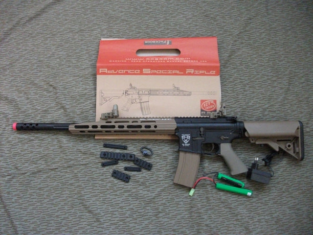 ASR110 Full Metal Scarrellante Special Purpose Rifle Dark Earth by Aps