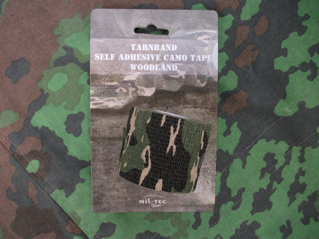 Nastro Mimetico Telato Woodland Autoadesivo by Mil-Tec