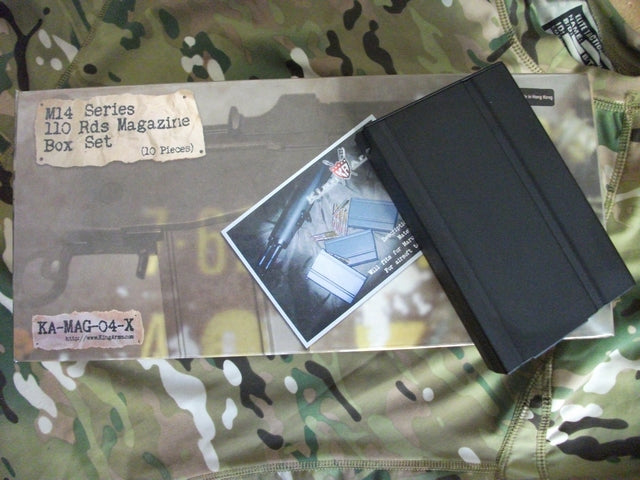 M14 Kit 10 Caricatori Abs da 110bb. by King Arms