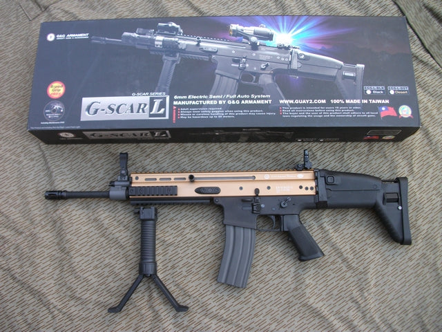 EX16 MOD 0 SCAR L Tan "Gold Limited Edition" by G&G