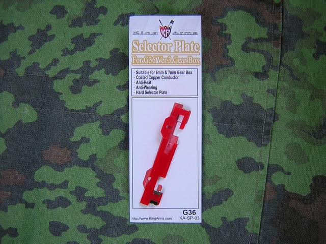 G36 Selector Plate King Arms