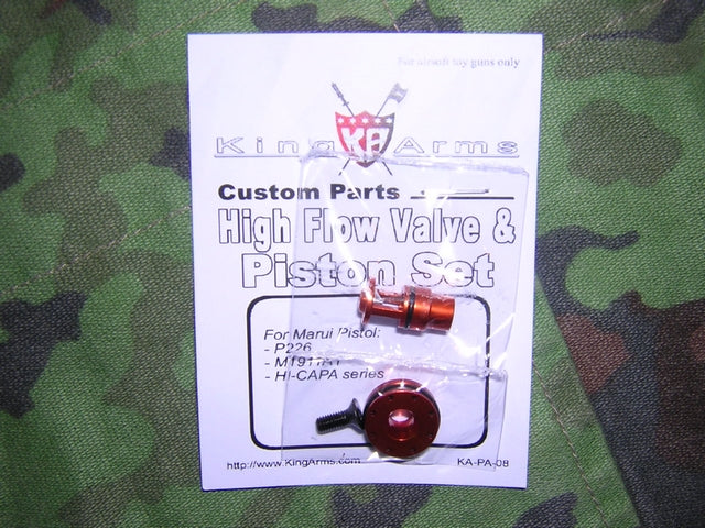 Piston Set & High Flow Valve per P226-M1911A1-Serie Hi-Capa