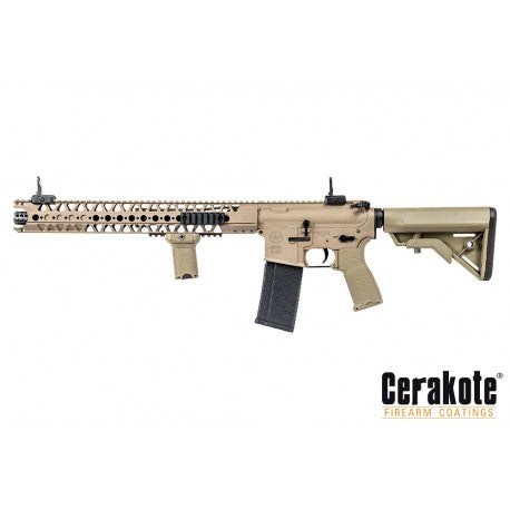 LA M4 Carbine Dark Earth Lone Star Cerakote by Evolution Airsoft
