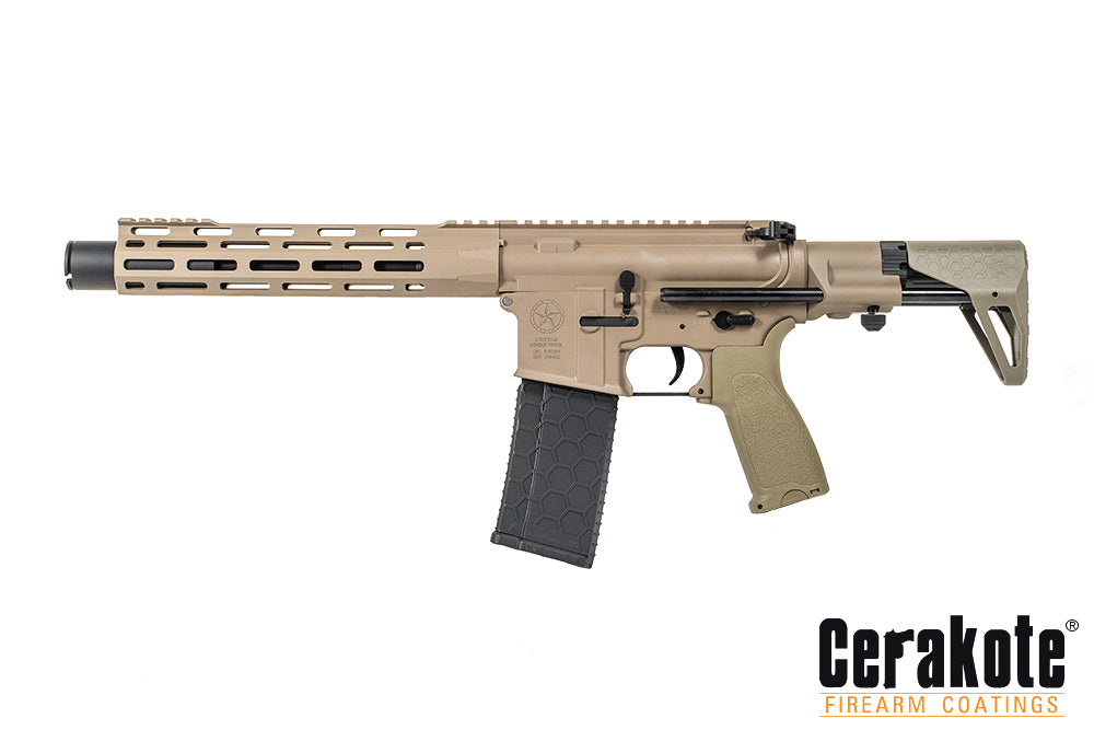 EVO Pistol PDW Ultra Lite Rail Midnight Bronze Lone Star Cerakote by Evolution Airsoft